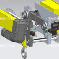 玉柏三維設(shè)計(jì)專業(yè)行車起重設(shè)備