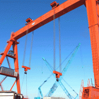 南通起重機(jī)-啟東門式起重機(jī)現(xiàn)場(chǎng)